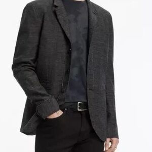 $1498  John Varvatos Collection Lars Blazer Jacket Gray  EU52 US 42 Great Raw